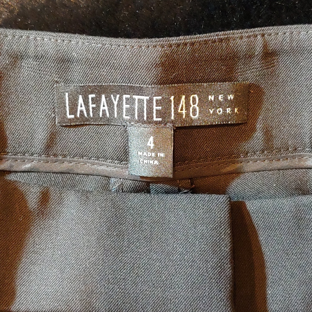 Lafayette 148 Gorgeous Timeless Black Pant Suit - Picture 5 of 8